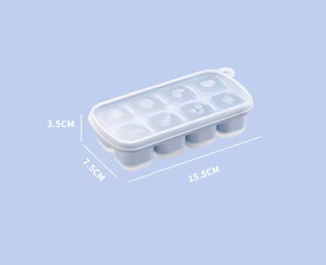 8 Grid Popup Ice Cube Tray, Square Ice Cube Mould, Soft Silicone Ice Cube Mold, Multi Grids Soft Bottom Quick Freezer Fruit Ice Cube Maker 8 Grid Popup Ice Cube Tray, Square Ice Cube Mould, Soft Silicone Ice Cube Mold, Multi Grids Soft Bottom Quick Freezer Fruit Ice Cube Maker